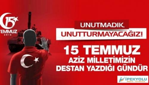 Konyada 15 Temmuz Demokrasi ve Milli Birlik Gn Anma Program Belli Oldu. 